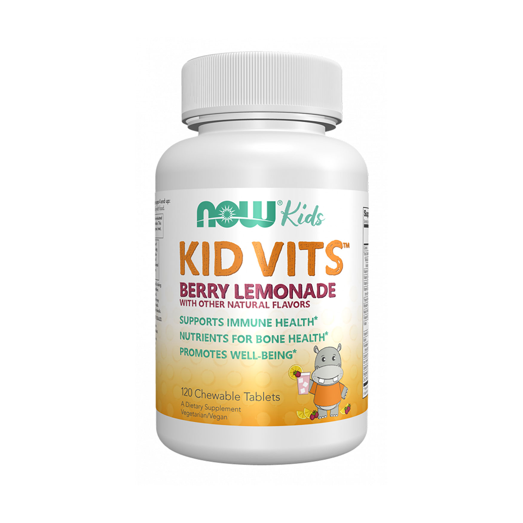 Вітаміни для дітей NOW foods Kid Vits Berry Blast з ягідним смаком, 120 жувальних таблеток